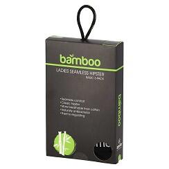 Apollo (Sports) - Bamboe Hipster Naadloos - Zwart - Maat L - 6-Pack - 5/5