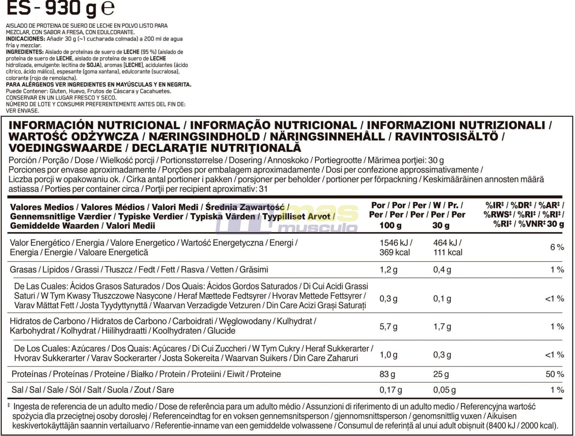Gold Standard 100% Isolate 6/6
