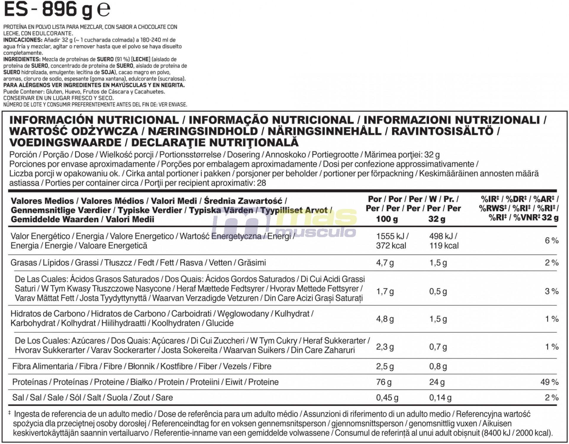 Siero di latte isolato - Gold Standard 100% Whey - Cioccolato al Latte Estremo 6/6