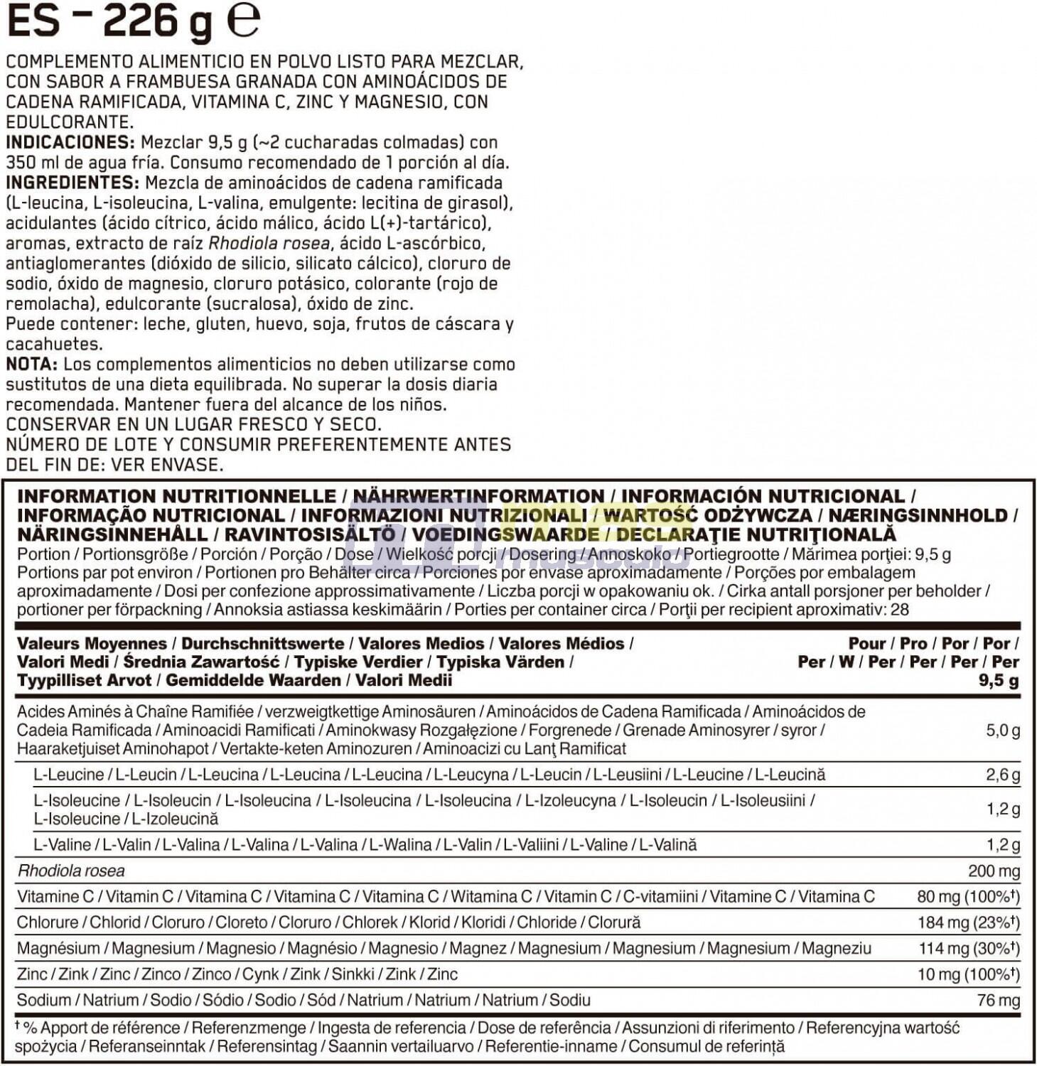 Bcaa - Gold Standard Bcaa?train & Sustain (266 G) - Himbeere Apfel 6/6
