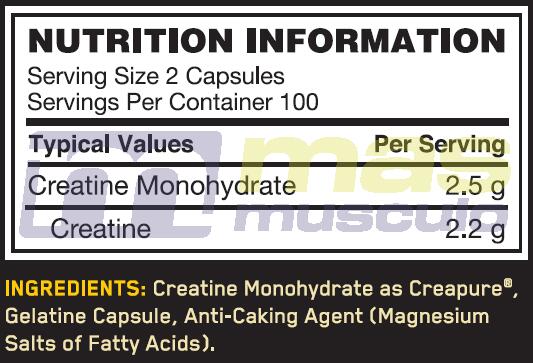 Kreatine - Creatine 2500 (200 Kapseln) 6/6