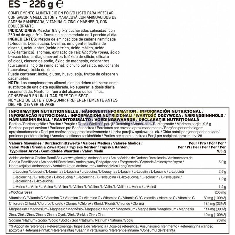 Bcaa - Gold Standard Bcaa?train & Sustain (266 G) - Vissen