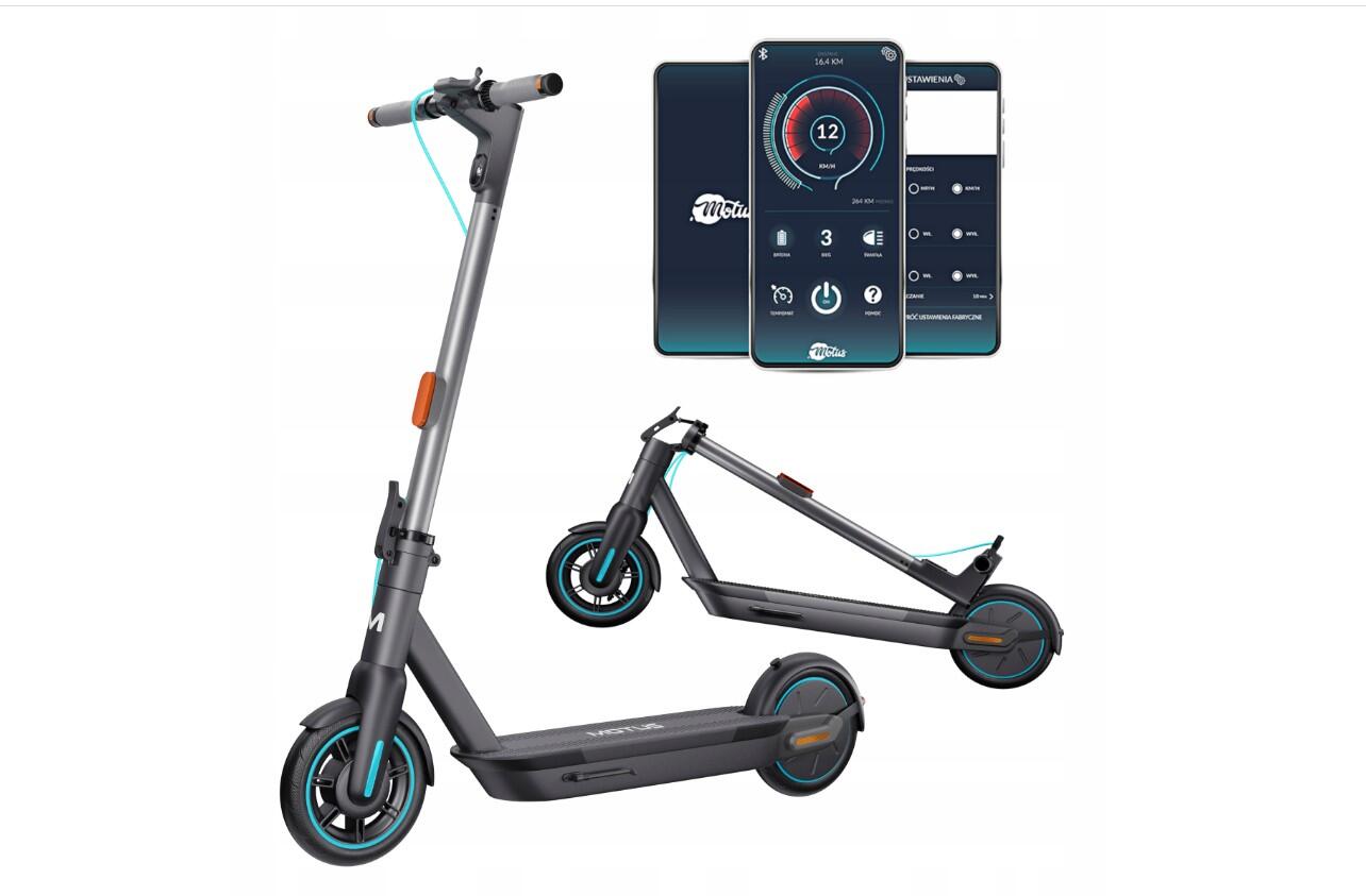 Elektrická koloběžka Motus Scooty 10 2023, 350 W, 20 km/h, blinkry 5/6