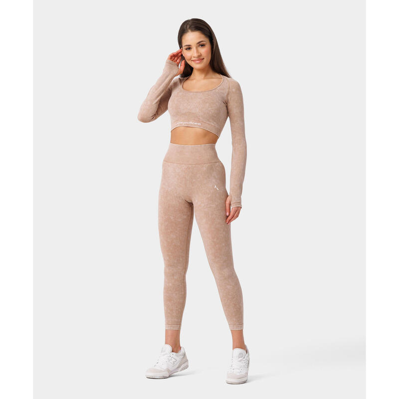 Tricou lung cu mânecă pentru antrenament Carpatree Yasmine Seamless