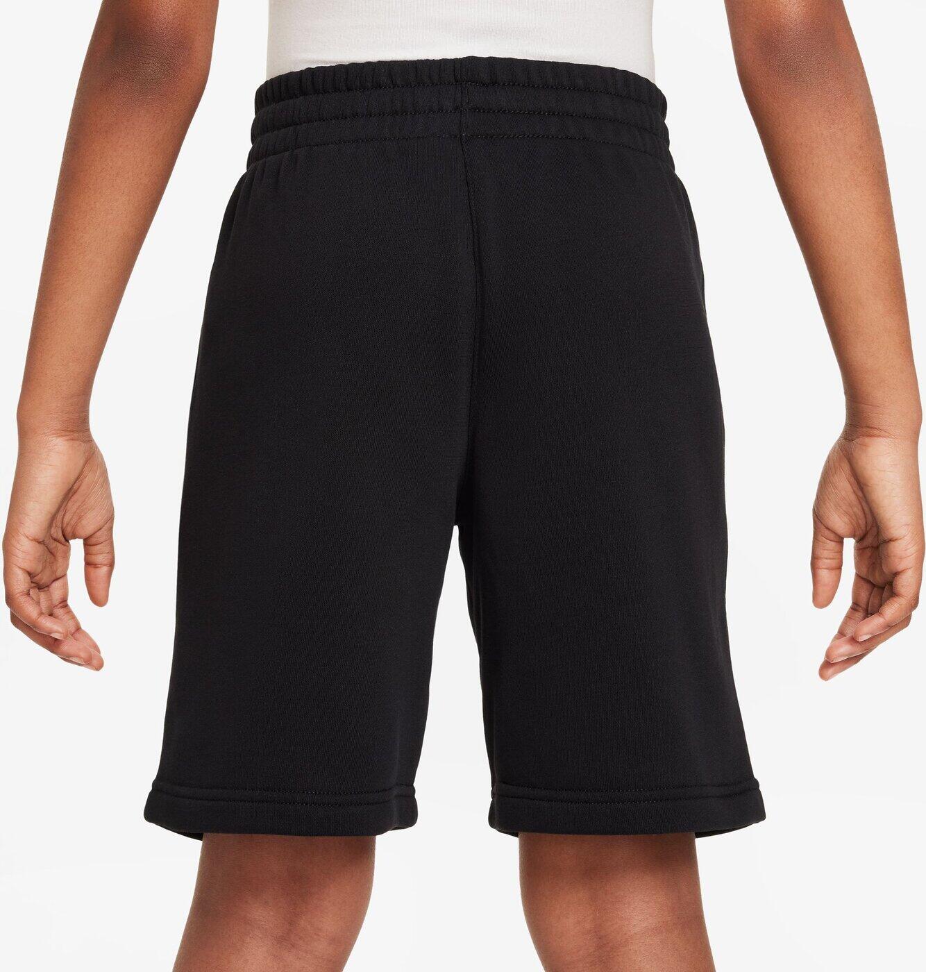 Pantaloncino ragazzo nike sportswear club fleece - nero 2/5