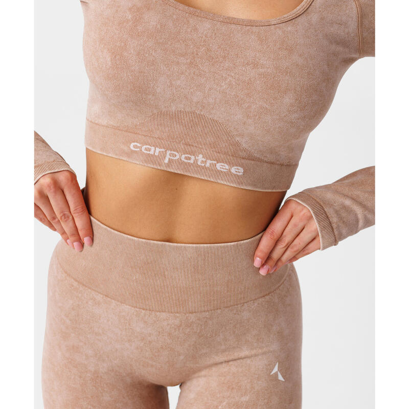 Bluză de antrenament cu mâneci lungi pentru femei Carpatree Yasmine Seamless