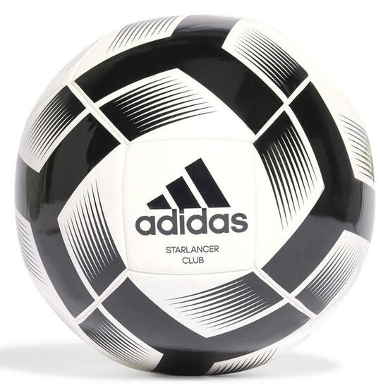 Pallone da Calcio Adidas Starlancer Club - Taglia 5 Bianco e Nero