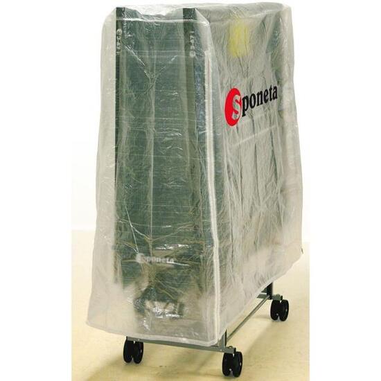 Erwachsene Tischtennis Schutzhülle mit Reißverschluss - Sponeta, transparent