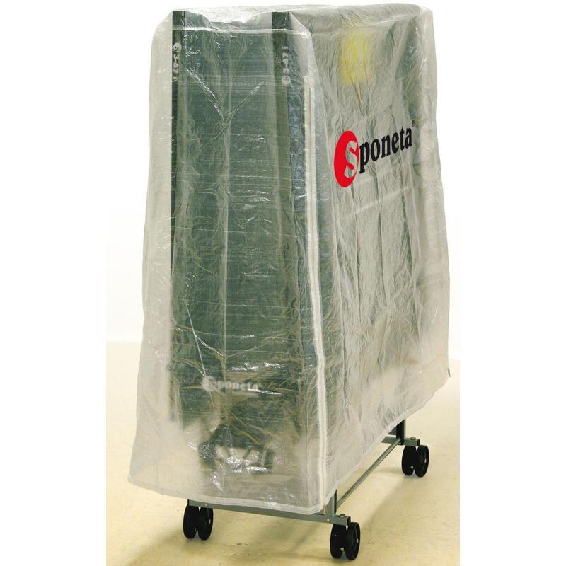 Husă de protecție tenis de masă adulți cu roți Sponeta, Verde/Gri