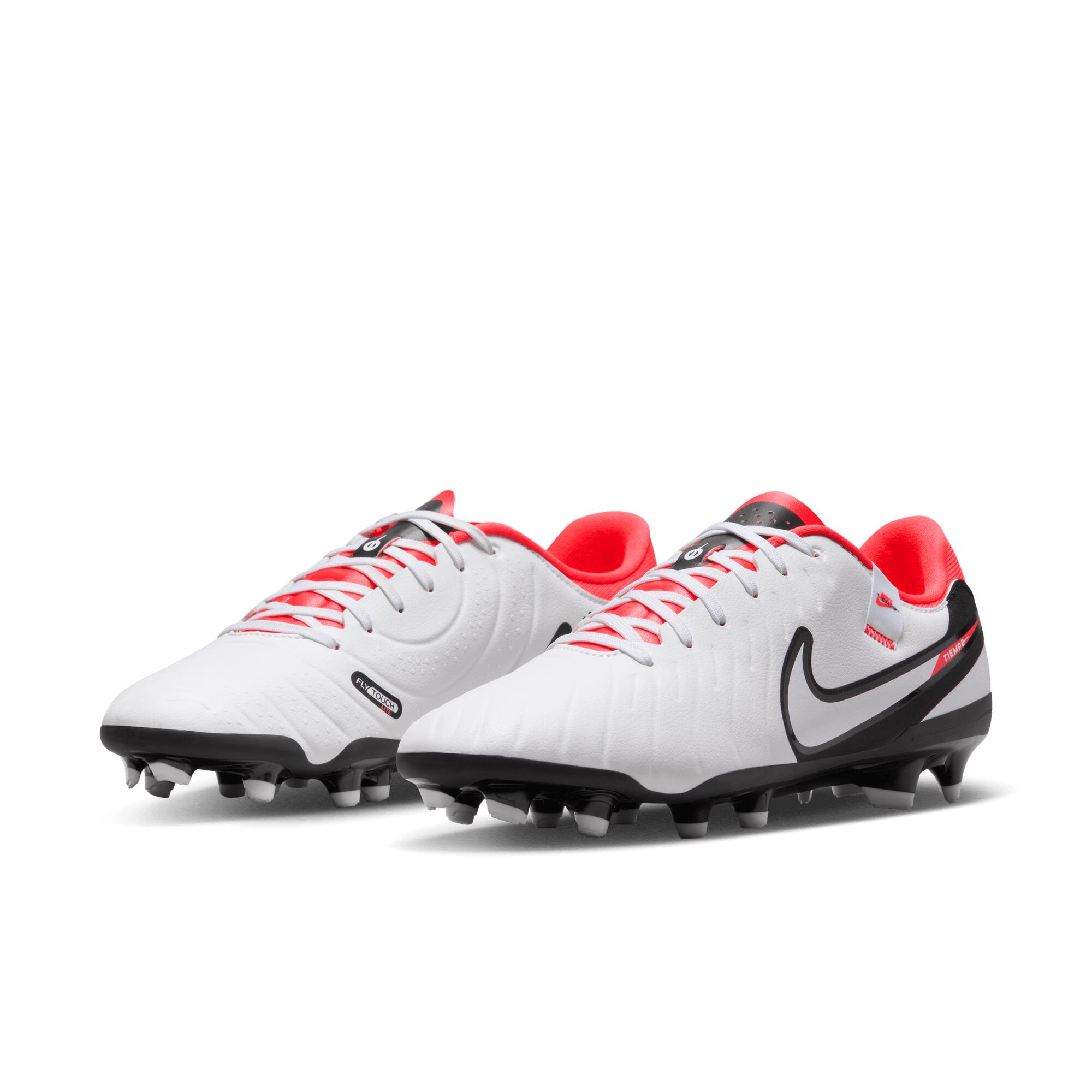 Scarpe da calcio Uomo Nike Tiempo Legend 10 Academy Fg/Mg Bianco