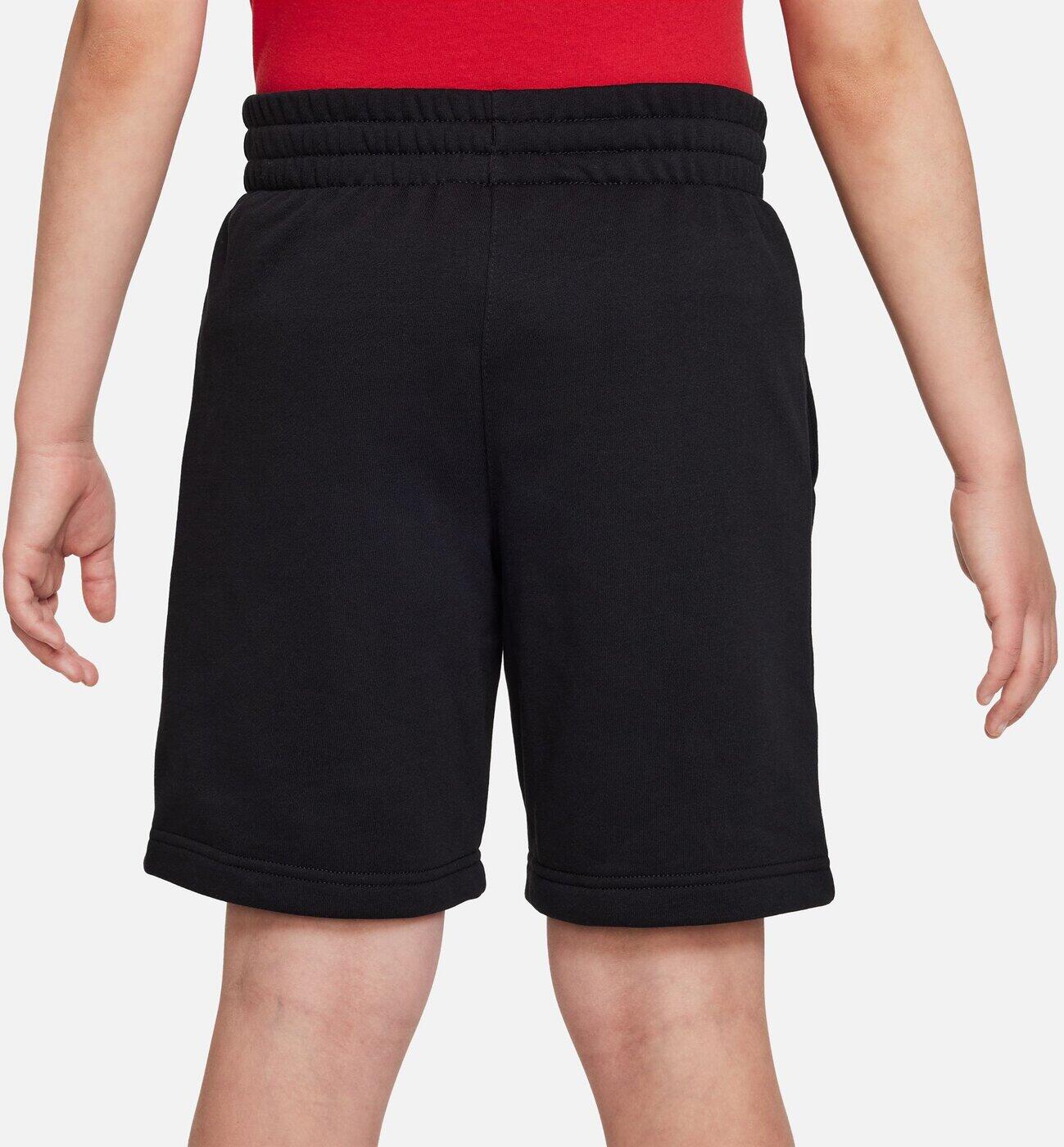 Pantaloncino ragazzo nike sportswear club fleece - nero 4/5
