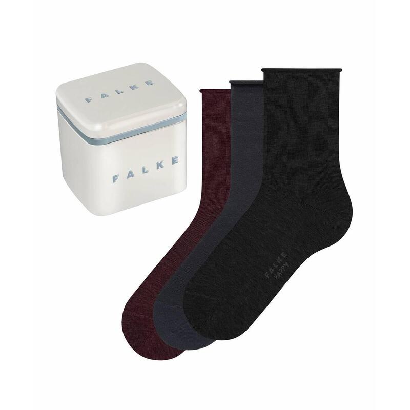 Socken Damen 3er Pack-FALKE Happy Box 3P SO