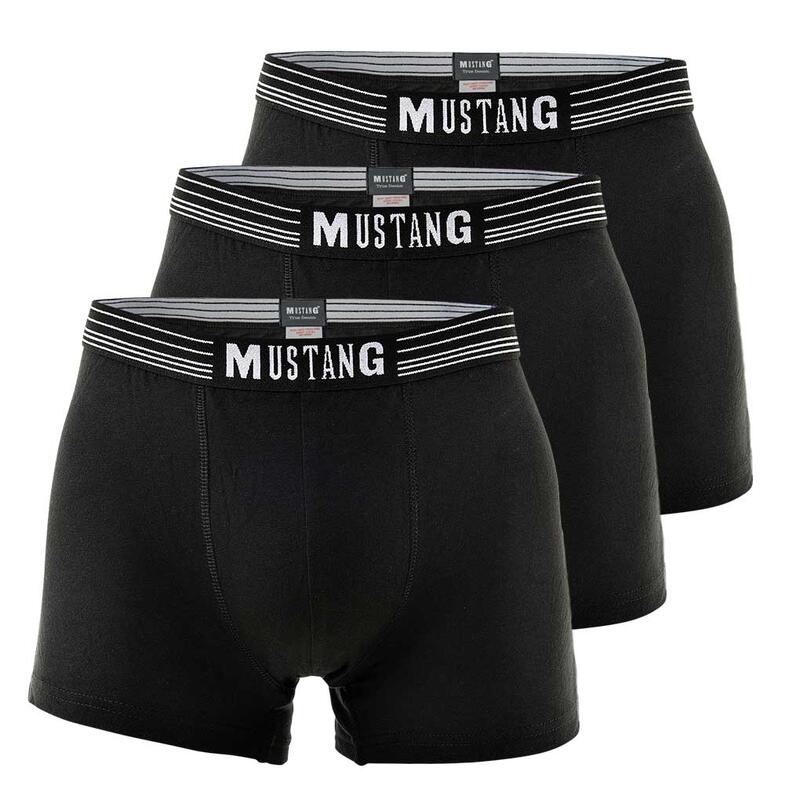 MUSTANG Herren Retroshorts 3er Pack, Boxershorts, Pants, True Denim, S-XL /