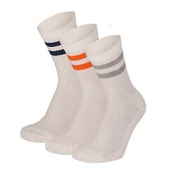 Apollo (Sports) - Sportsokken kinderen - Multi Wit - Maat 27/30 - 6-Pack - 2/4