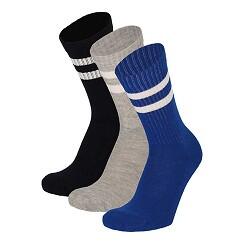 Apollo (Sports) - Sportsokken kinderen - Multi Blauw- Maat 39/42 - 6-Pack - 2/4