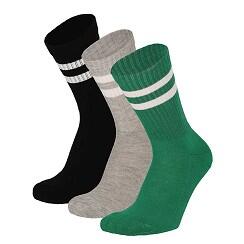 Apollo (Sports) - Sportsokken kinderen - Multi Groen - Maat 27/30 - 6-Pack - 2/4