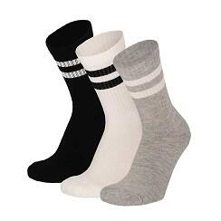 Apollo (Sports) - Sportsokken kinderen - Multi Zwart - Maat 35/38 - 6-Pack - 2/4