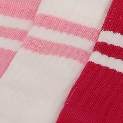 Apollo (Sports) - Sportsokken kinderen - Multi Roze - Maat 27/30 - 6-Pack - 3/4
