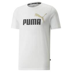 Red Herren zweifarbigem PUMA High - Risk Essentials+ PUMA DECATHLON Logo T-Shirts mit