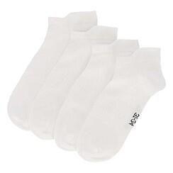 Apollo (Sports) - Bamboe Sneakersokken Kids - Wit - Maat 27/30 - 8-Pack - 3/5