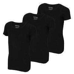 Apollo (Sports) | T-shirt Bambou Garçons | Noir | Taille 134/140 | 6-Pack