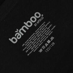 Apollo (Sports) - Bamboe Jongens T-Shirt - Zwart - Ronde Hals - Maat 110/116 -