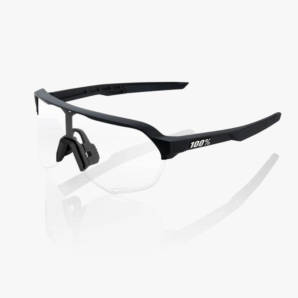 Gafas S2 Soft Tact negra con lente ahumada ciclismo Gris 100% Cycling 3/3