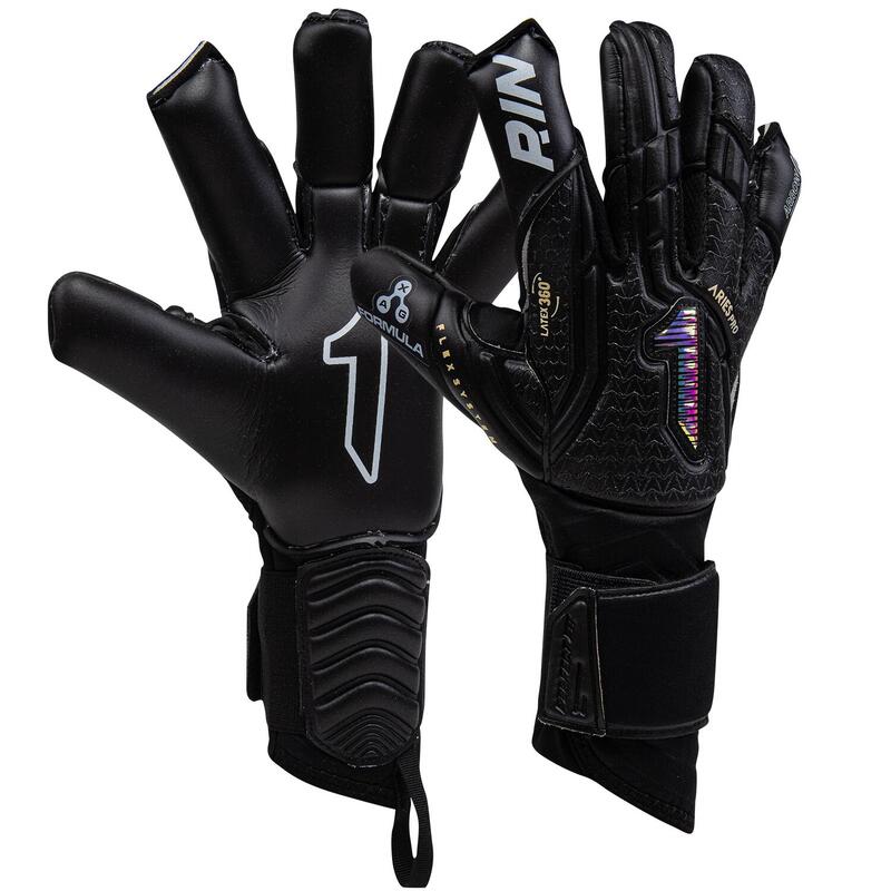 Torwarthandschuhe Erwachsene Rinat Aries Nemesis Pro Schwarz