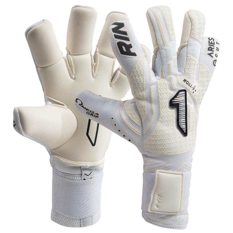 Rinat Gants de Gardien Aries Nemesis Semi Blanc - 5