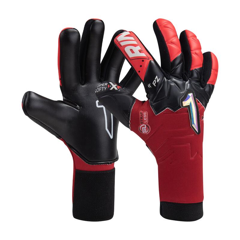 Gants De Gardien De But Adulte Rinat Xtreme Guard Zhero Semi  Rouge/noir