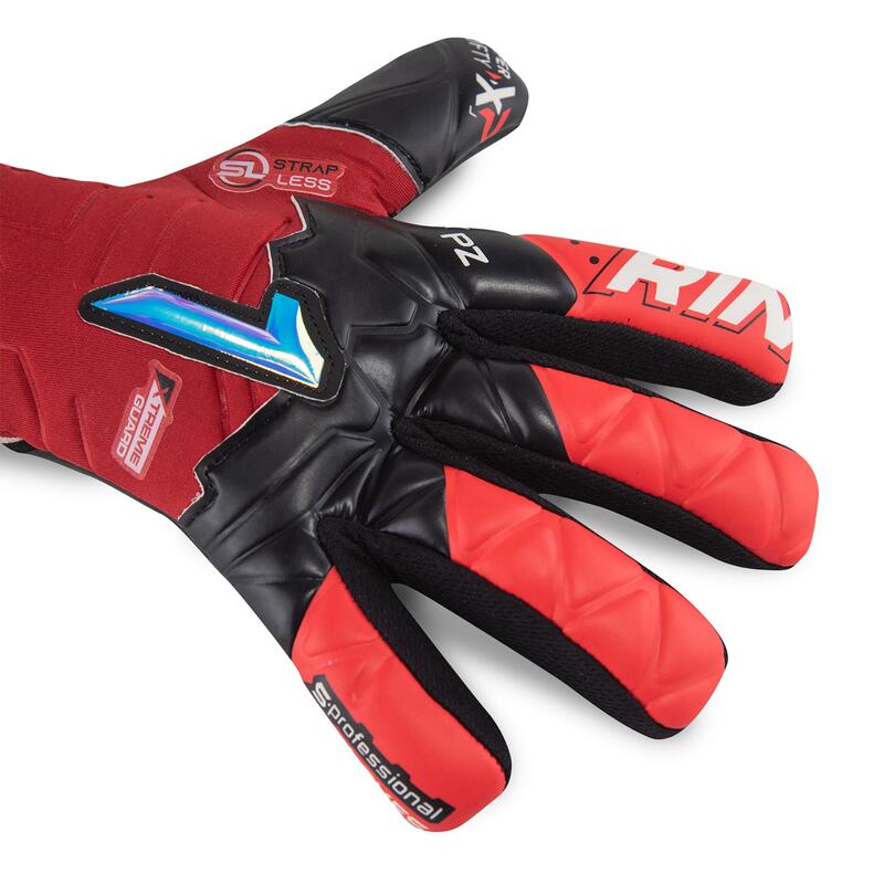 Gants De Gardien De But Adulte Rinat Xtreme Guard Zhero Semi  Rouge/noir