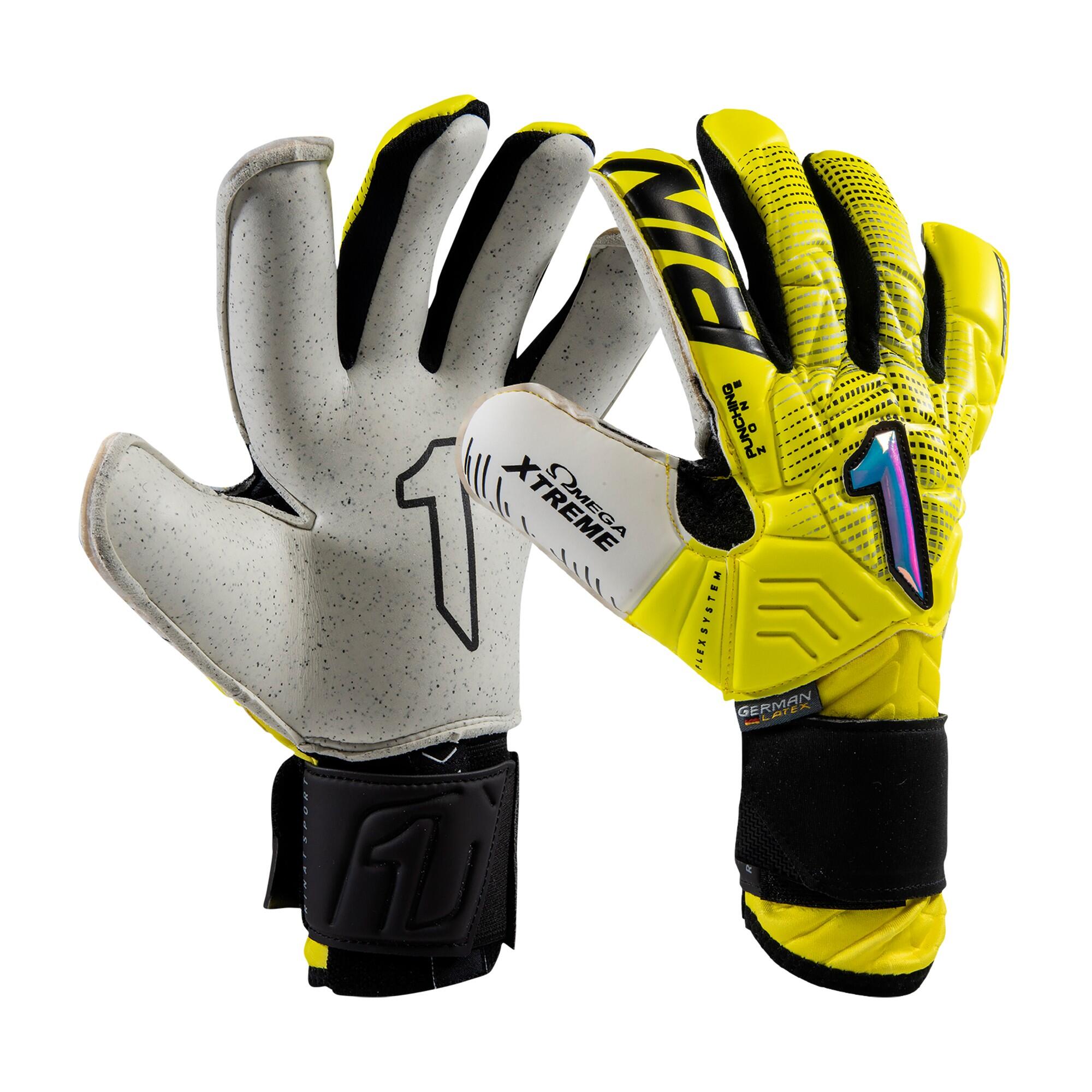 RINAT Luva De Guarda-redes Egotiko Stellar Alpha  Adulto Amarelo/branco