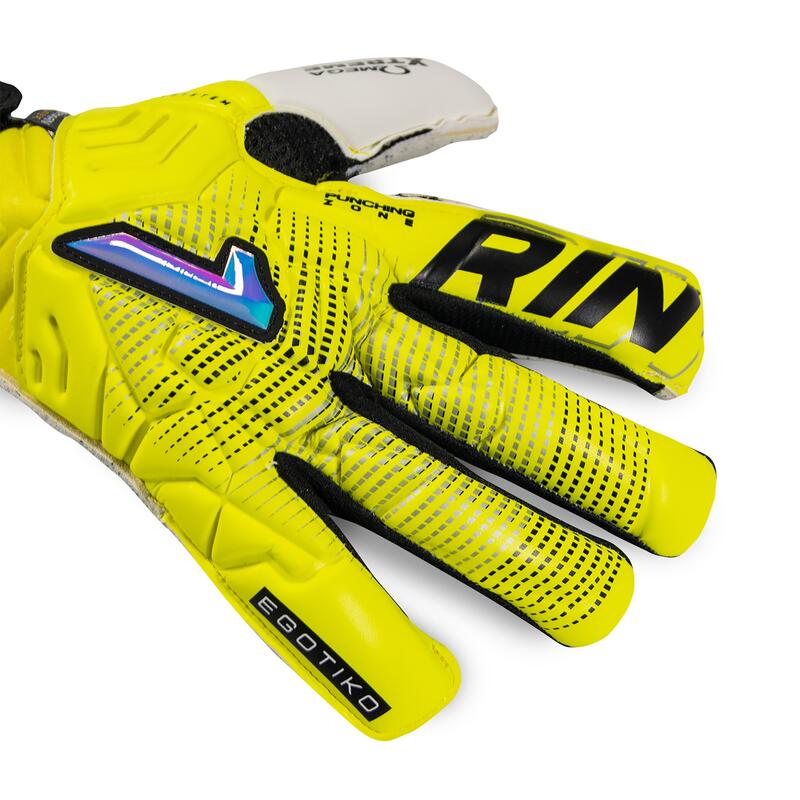 Gants De Gardien De But Adulte Rinat Egotiko Stellar Alpha  Jaune/blanc