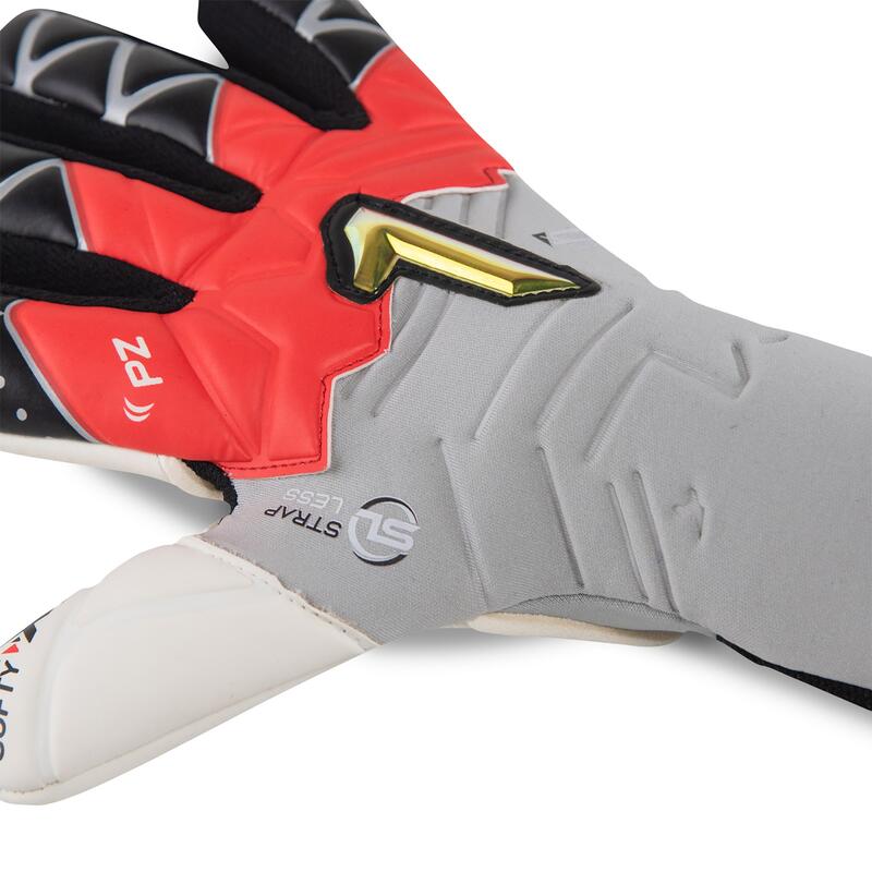 Gants De Gardien De But Adulte Rinat Xtreme Guard Zhero Semi  Gris/rouge/blanc