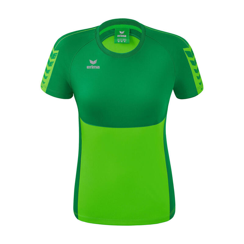 Tricou Erima Six Wings cu mânecă scurtă, verde.