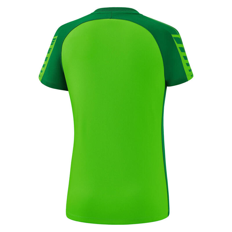 Tricou Erima Six Wings cu mânecă scurtă, verde.
