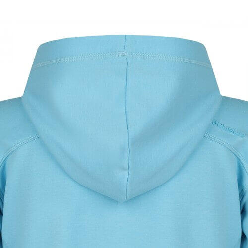 Sweat-shirt Anah L pour femmes avec capuche et fermeture éclair - Bleu clair