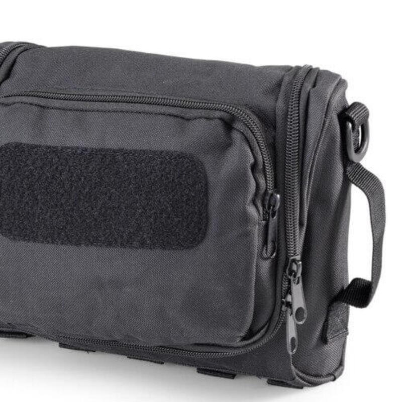 Kulturtasche Tactical Compact mit viel Stauraum – Schwarz