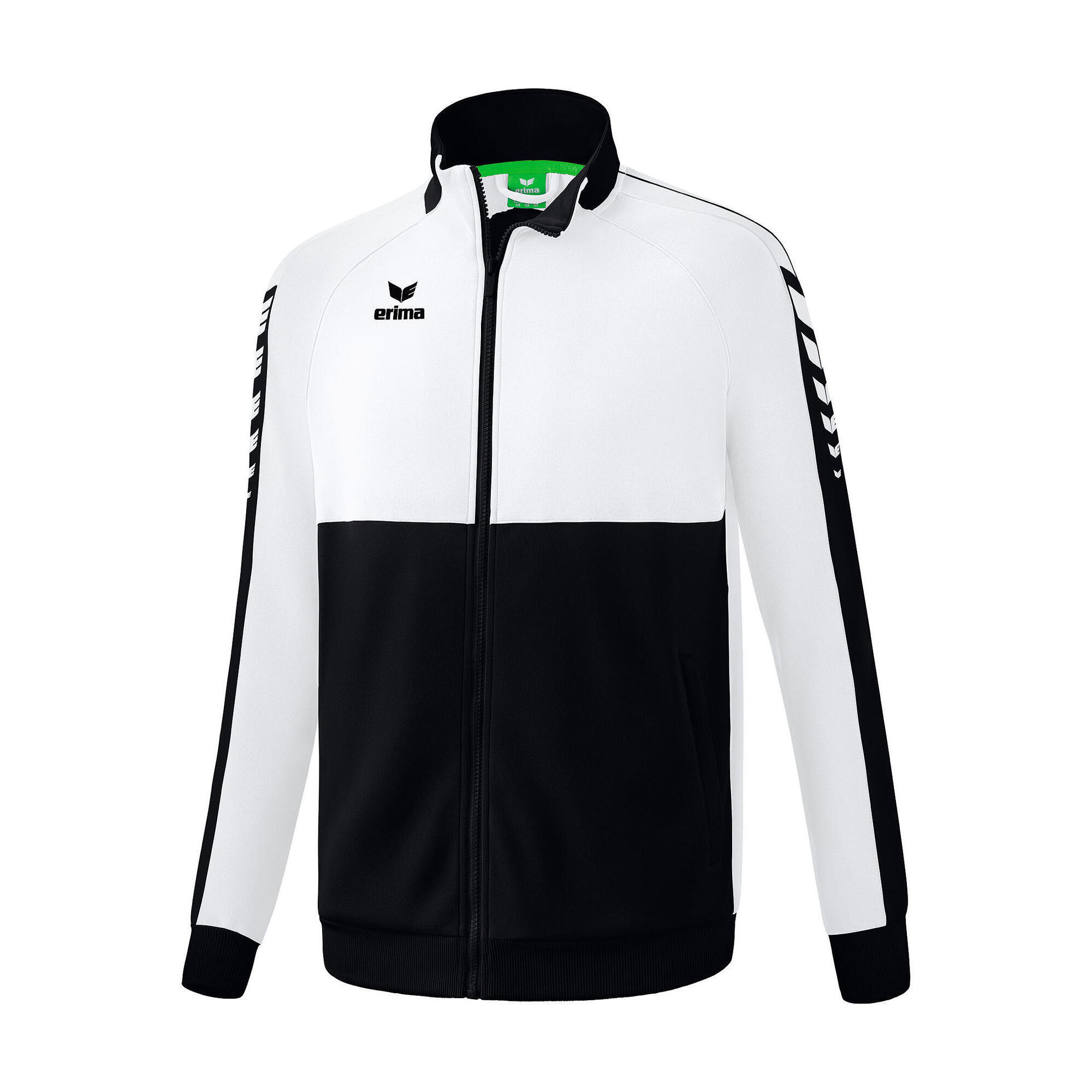 Erima - Veste Enfant Erima Worker Six Wings - Veste - Blanc|noir - 10 Ans / 140 Cm - Decathlon