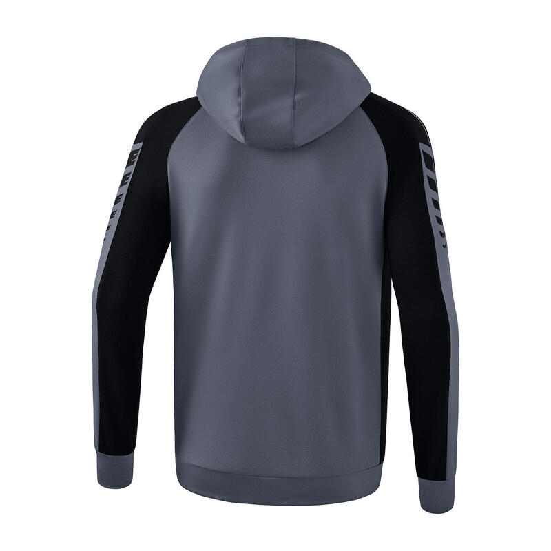 Jachetă antrenament Erima Six Wings cu glugă junior, multicolor