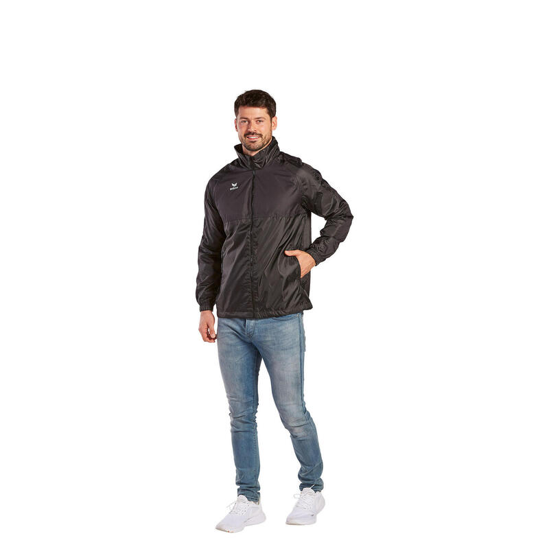 Jachetă Erima Team neagră pentru orice vreme