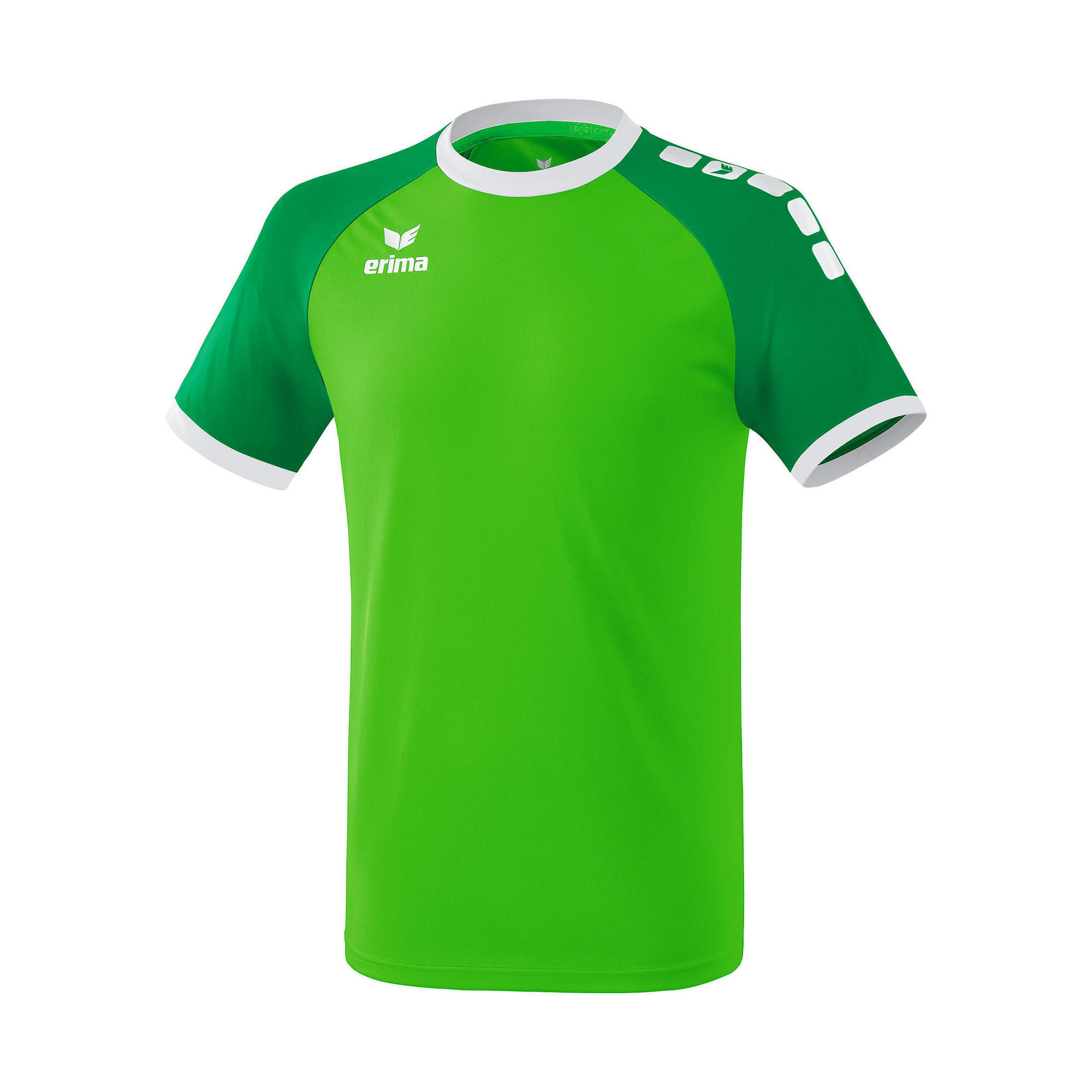 Erima - Maillot Erima Zenari 3.0 - T-shirt Manches Courtes - Blanc|vert - S - Decathlon