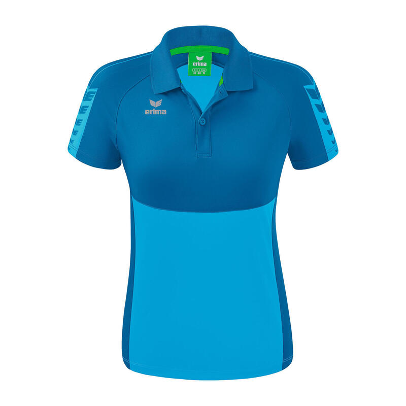 Tricou polo 565 Erima Six Wings Multicolor, guler cu nasturi