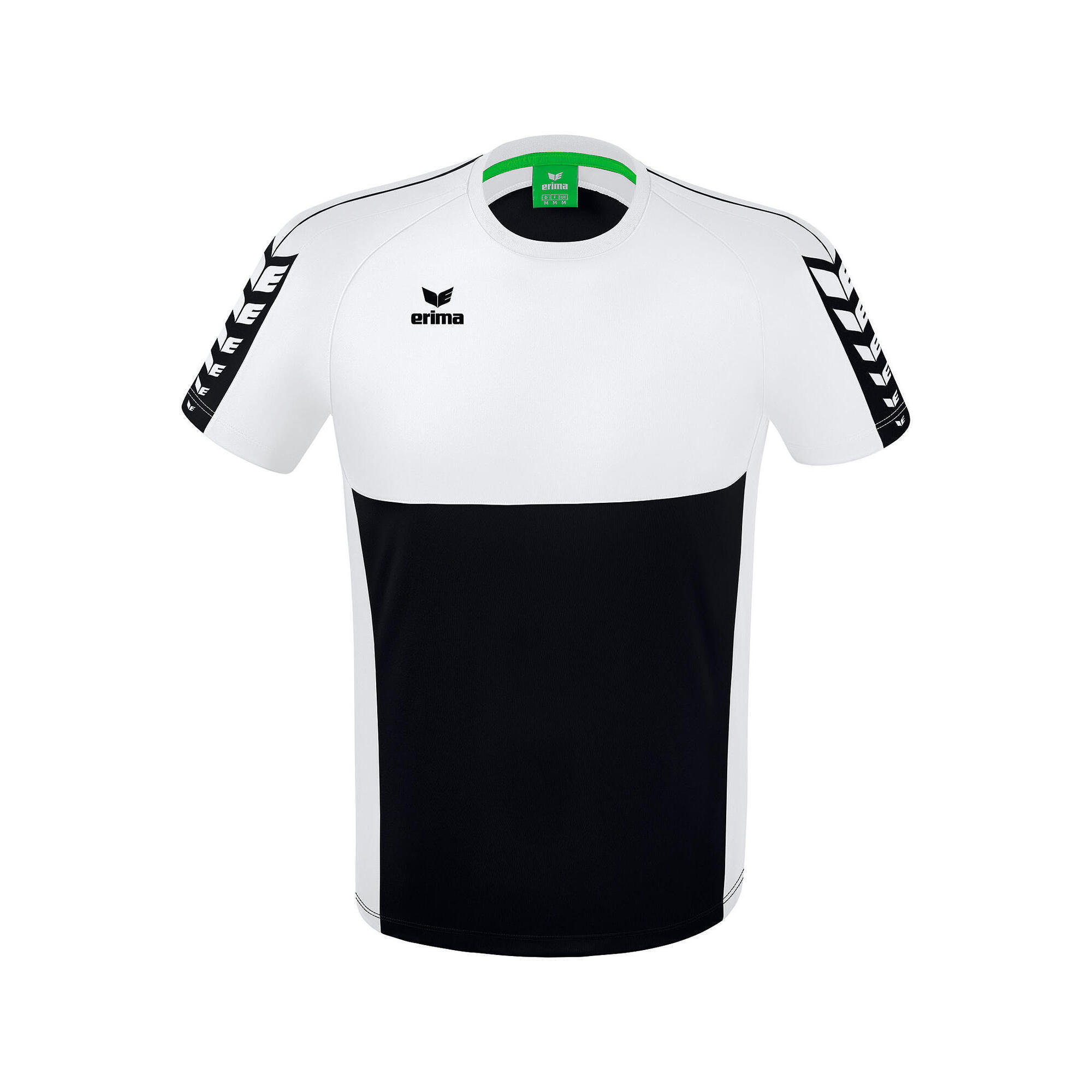 Erima - Maillot Erima Six Wings - T-shirt Manches Courtes - Blanc|noir - 48 Xl - Decathlon