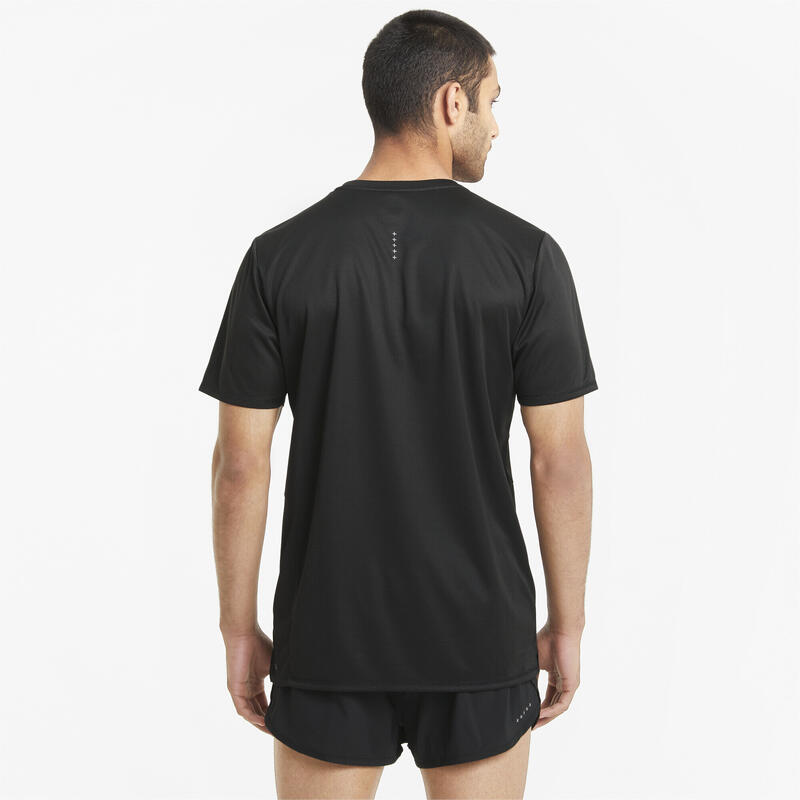 T-shirt da running a maniche corte Favourite uomo PUMA Black