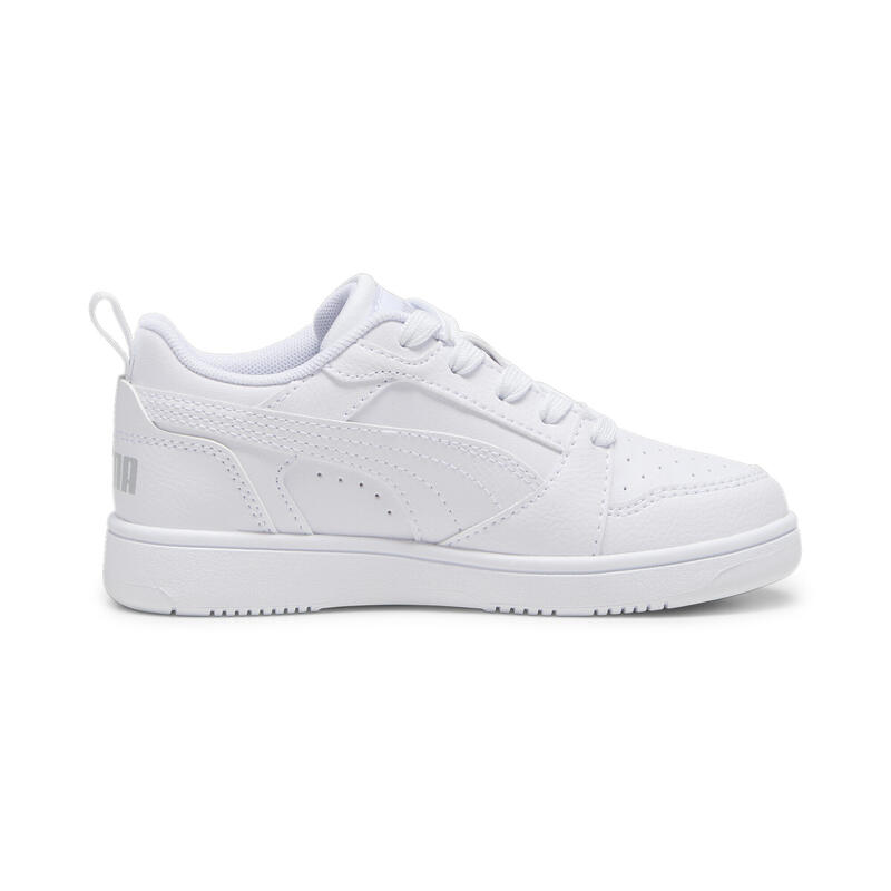 Zapatillas Rebound V6 Lo Niño PUMA White Cool Light Gray