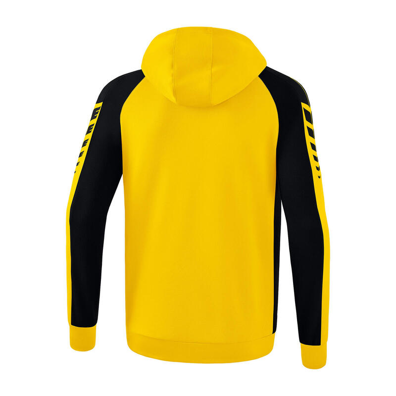 Jachetă antrenament Erima Six Wings cu glugă junior, multicolor