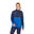 Top antrenament Erima Six Wings Blue, guler înalt cu fermoar