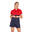 Tricou polo 565 Erima Six Wings Multicolor, guler cu nasturi