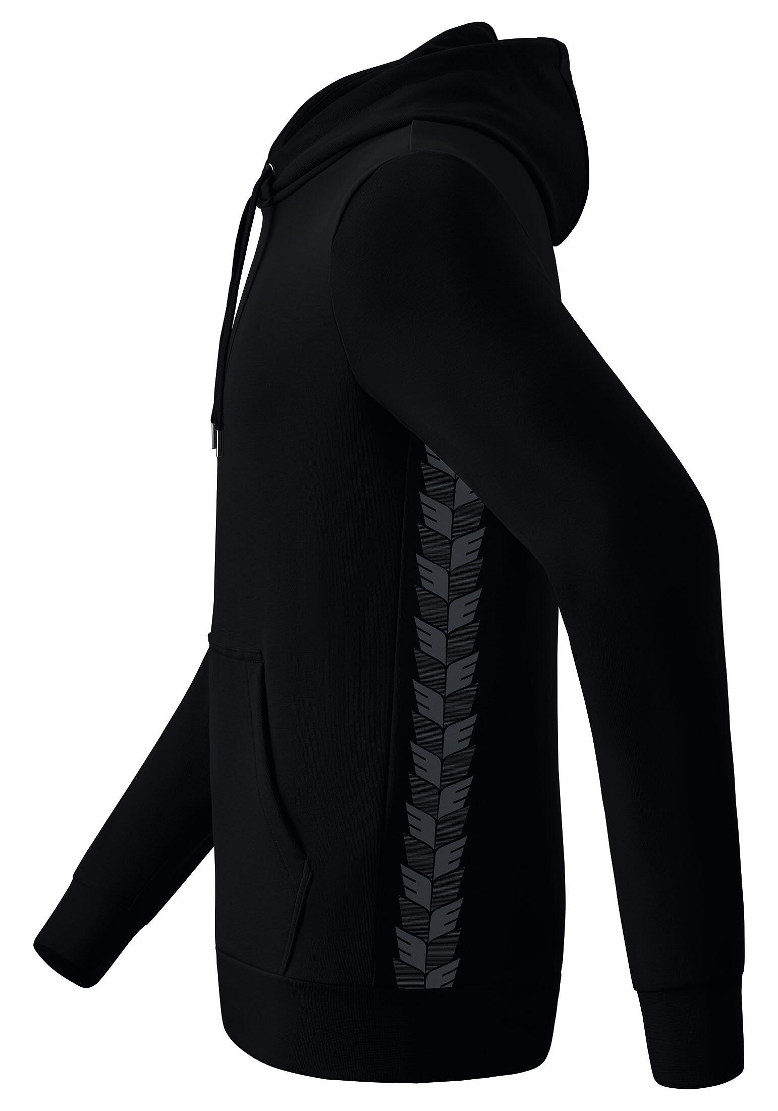 Erima Essential Team Hoody Noir/Leigrijs Junior 4/7